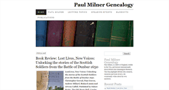 Desktop Screenshot of milnergenealogy.com