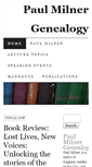 Mobile Screenshot of milnergenealogy.com
